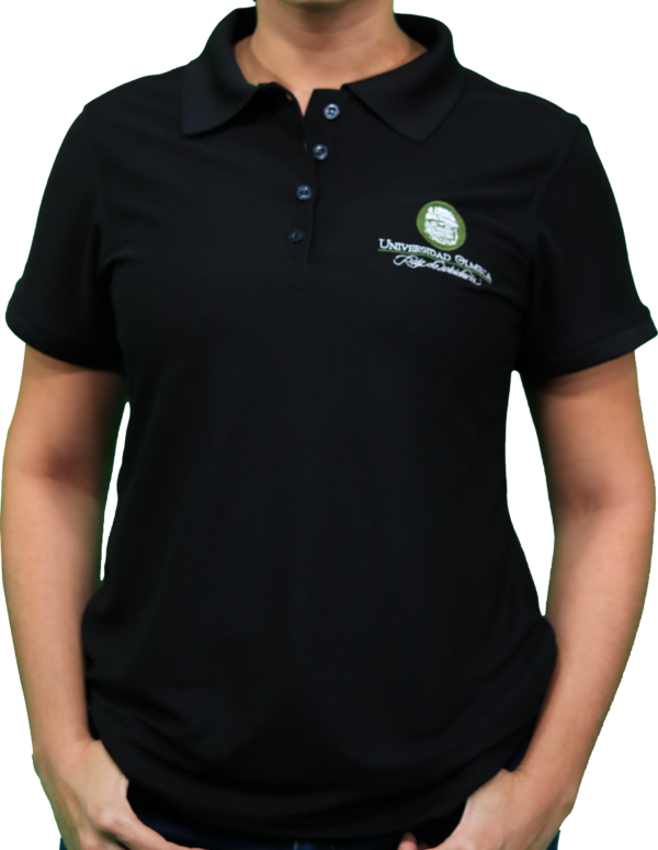 Playera polo Institucional Dama - Negro