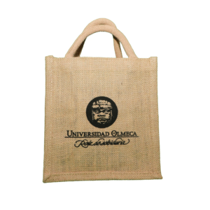Bolsa de yute mini Universidad Olmeca